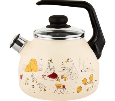 Чайник APPETITE 4с209я Подворье эмал 3,0л со свистком