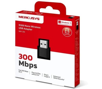 MERCUSYS Wi-Fi адаптер MA12N USB 2.0