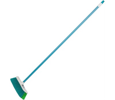 Щетка PALISAD HOME пластмассовая для подметания пола с комбинированной щетиной, 27 см, с черенком, 120 cм, Home Palisad 935645