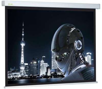 Экраны CACTUS Экран Wallscreen CS-PSW-127X127, 127х127 см, 1:1, настенно-потолочный белый