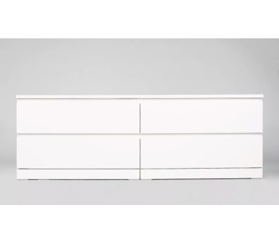 Корпусная мебель ГУД ЛАКК S00265 Варма 4Д комод 160х54х40 белый (2 пак.)