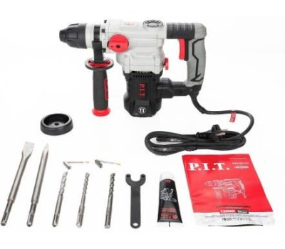 Перфоратор электрический P.I.T. Перфоратор SDS-Plus электрич. PBH26-C4 МАСТЕР (верт, 1200Вт, 4,7Дж, 3реж, Ø26мм, 0-1300об/м)