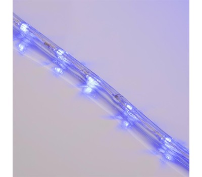 Лента светодиодная NEON-NIGHT Дюралайт LED трехжильный 230В 13мм 24 LED/м СИНИЙ свечение с динамикой модуль 4м бухта 100м Эконом