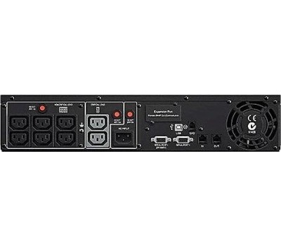 ИБП CYBERPOWER ИБП PR1000ELCDRT1U {Line-Interactive, 1000VA/670W USB/RS-232/EPO/SNMPslot (6 С13) 6В/9 Ач х 4}
