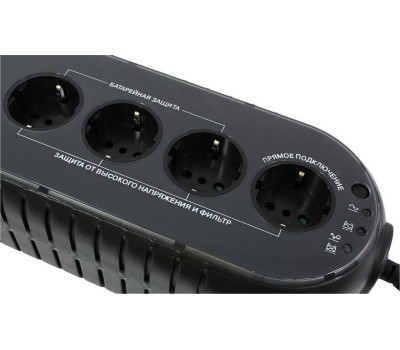 PowerCom WOW-1000U ИБП {OffLine, 1000VA/500W, Tower, 4xEURO, USB} (78235)
