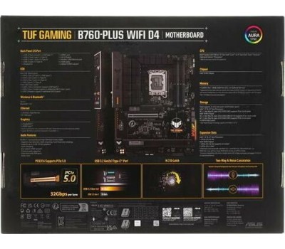 Материнская плата MSI Материнская плата B760 GAMING PLUS WIFI, Socket LGA 1700, Intel B760, ATX, Ret