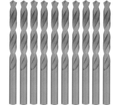 Сверло MATRIX Сверло по металлу, 8.5 мм, полированное, HSS, 10 шт, цилиндрический хвостовик 71585
