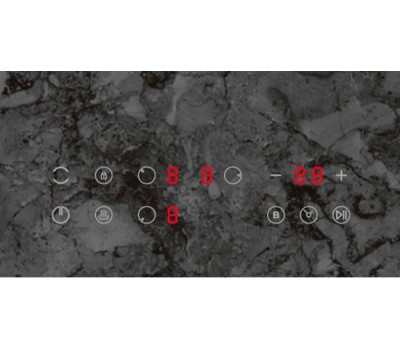 Варочная поверхность индукционная LEX Индукционная варочная поверхность EVI 430 F DS, конфорок: 3 шт., стеклокерамика, независимая, серый