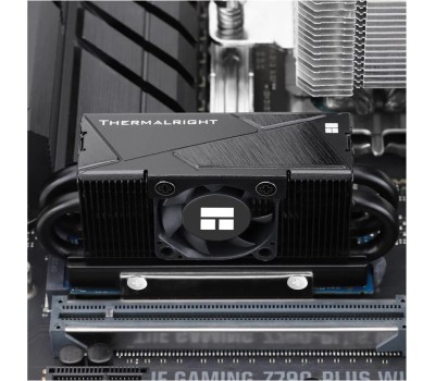 THERMALRIGHT Радиатор HR-10-2280-PRO-BL для 2280, с вентилятором 30мм, алюминиевый, Ret