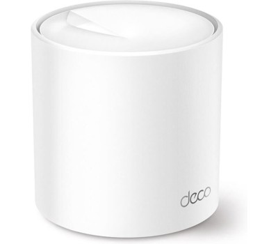 TP-LINK Бесшовный Mesh роутер Deco X60(1-pack), Wi-Fi 6, AX5400, 2.4/5ГГц, 2 LAN, белый