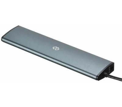DIGMA Хаб (разветвитель) HUB-7U3.0-UC-G, серый