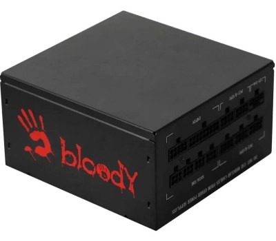 Блок питания BLOODY Блок питания BD-PS1250P, 1250Вт, 80 PLUS PLATINUM, 140мм, черный, retail [bd-ps1250p-m]