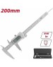 Штангенциркуль DELI Электронный штангенциркуль DL91200 200мм, метрическая/дюймовая конвертация, нержавеющая сталь, 3 кнопочное управление, светодиодный дисплей, 1,5В SR44