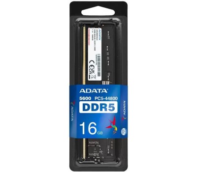 Оперативная память ADATA Память DDR5 DIMM 16Gb (PC44800, 5600MHz, CL46, 1.1V, RTL) (AD5U560016G-S)