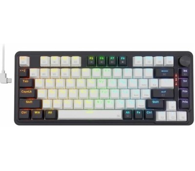 REDRAGON Клавиатура Ucal Pro, беспроводная, USB, Bluetooth/Радиоканал, механическая, черный/белый [72008]