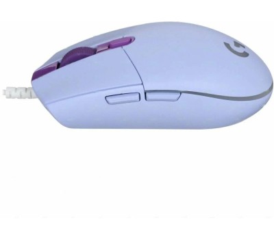 LOGITECH Мышь игровая проводная G102 Lightsync фиолетовый (910-005857)
