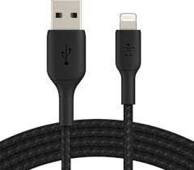 BELKIN Кабель BoostCharge USB-A - Lightning Braided Cable. Длина: 3м. Цвет: черный