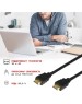 Кабель акустический REXANT (17-6208) Шнур HDMI - HDMI gold 10М с фильтрами