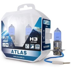 Лампа галогенная AVS ATLAS PB/5000К/PB H3.12V.55W. 2шт