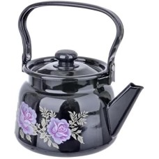 Чайник СИБИРСКИЕ ТОВАРЫ эмал 2,3л с рис С2714.36 черный