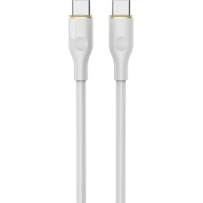 Кабель AKSBERRY (6900327510012) X162 Liquid silicone Type-C -Type-C, белый