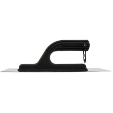 REXANT Гладилка нержавеющая 130х270 мм, зуб 8х8 мм, пластиковая ручка