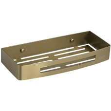 Аксессуары для ванной комнаты BRIMIX 5655-MG Полочка литая, прямоугольная, одинарная, из нержавеющей стали, цвет МАТОВОЕ ЗОЛОТО