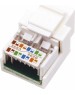 REXANT Модуль Keystone Jack RJ-45(8P8C) розеточный, CAT 5e неэкранированный, белый