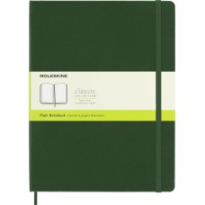 MOLESKINE Блокнот Classic, 192стр, без разлиновки, твердая обложка, зеленый [qp092k15]