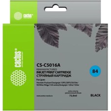 Картридж CACTUS Картридж CS-C5016A, №84, черный / CS-C5016A