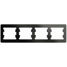 SCHNEIDER ELECTRIC Рамка GSL000704 (GSL000704) накладная 4шт горизонтальный монтаж пластик антрацит