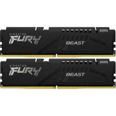 KINGSTON Память FURY Beast Black EXPO DDR5 DIMM 32Gb (2x16Gb) PC48000 6000MHz CL30 1.4V (Kit of 2) (KF560C30BBEK2-32)