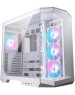 Корпус MSI Корпус MAG Pano 100R PZ WHITE , Mid Tower, ATX, 2xUSB 3.2 Gen 1, 1xUSB 3.2 Gen2 Type-C, 3x120mm ARGB Reverse Blade Fan, 1x120mm ARGB Fan, ARGB+PWM Control Board,Tempered Glass Window, Brown Box