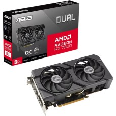 Видеокарта ASUS Видеокарта RX7600 DUAL EVO OC 8GB GDDR6 128bit 3xDP HDMI 2FAN RTL (DUAL-RX7600-O8G-EVO)