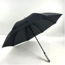 LEONORD Зонт-трость полуавтоматический, 119 см, цвет: черный (108971)