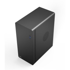 Корпус для ПК CBR Корпус ATX Miditower U500, без БП, 1*USB 3.0 Type-C, 1*USB 3.0, 1*USB 2.0, HD Audio+Mic, Black [PCC-ATX-U500-WPSU]