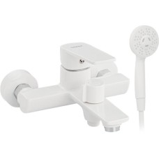 BRIMIX - Смеситель для ванны, c коротким изливом, шаровый, из высокопрочного АБС пластика, премиум, цвет БЕЛЫЙ. 5588-V