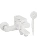 BRIMIX - Смеситель для ванны, c коротким изливом, шаровый, из высокопрочного АБС пластика, премиум, цвет БЕЛЫЙ. 5588-V