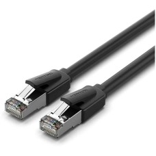 VENTION Патч-корд IKKBJ 40Гбит/с S/FTP 4 пары cat.8 Cu 5м черный RJ-45 (m)-RJ-45 (m)