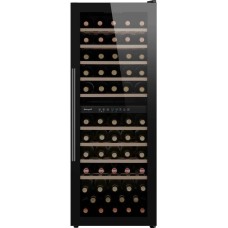 WEISSGAUFF Винный шкаф WWC-77 DB DualZone 1-нокамерн. черный