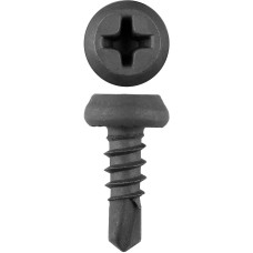 ЗУБР КЛМ-СФ, 11 х 3.8 мм, фосфатированное покрытие, конусная головка 1000 шт, саморез со сверлом для листового металла (4-300131-38-11)