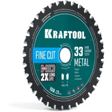 KRAFTOOL Metal Cut 150 х 20 мм, 33Т, диск пильный по металлу и стали (36954-150-20-33)