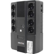 ИБП ИМПУЛЬС ИБП МАСТЕР 600, 600VA/360W, L-INT, A.SIN, LED, USB, RJ45/11, SCHUKOx8