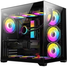 BLOODY Корпус CC-122 черный без БП ATX 10x120mm 1xUSB2.0 1xUSB3.0 audio