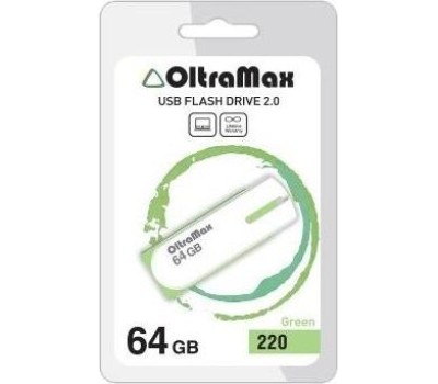 USB флэш-накопитель OLTRAMAX OM-64GB-220-св.зеленый