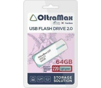 USB флэш-накопитель OLTRAMAX OM-64GB-220-св.зеленый