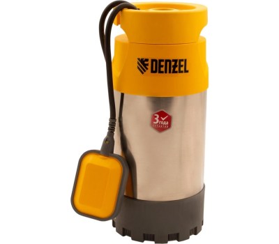 Дренажный насос DENZEL Погружной насос высокого давления PH1100, 1100Вт, подъем 40м, 5500 л/ч 97234