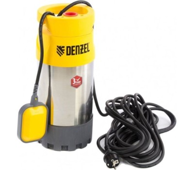 Дренажный насос DENZEL Погружной насос высокого давления PH1100, 1100Вт, подъем 40м, 5500 л/ч 97234