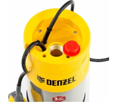 Дренажный насос DENZEL Погружной насос высокого давления PH1100, 1100Вт, подъем 40м, 5500 л/ч 97234