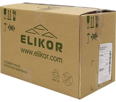 Встраиваемая вытяжка ELIKOR FLAT 42П-430-К3Д белый/хром врезной блок